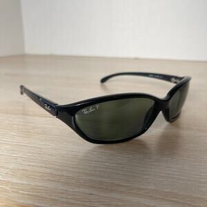 Ray-Ban Rb4011 601/9A Sunglasses Predator Wrap READ Black Polarized Italy